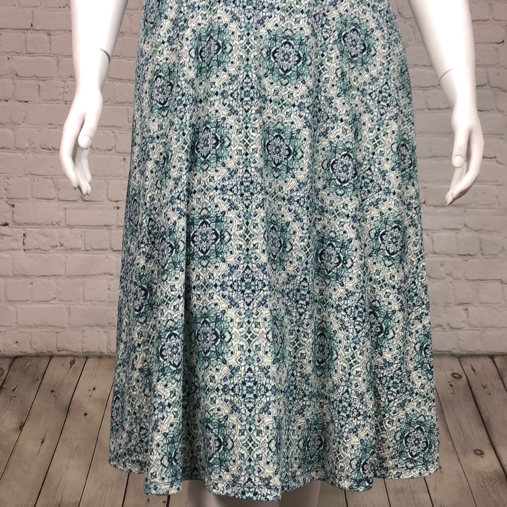 0X Michael Kors Seagreen Wrap Top Midi Dress Plus - Picture 4 of 8